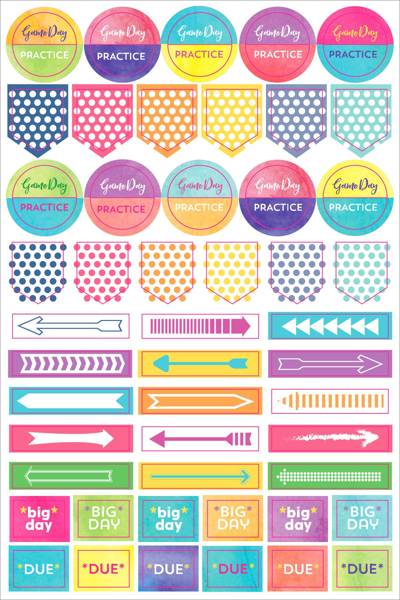 Essentials Student Planner Stickers