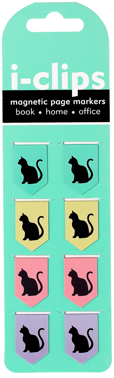 Black Cats i-clips Magnetic Page Markers