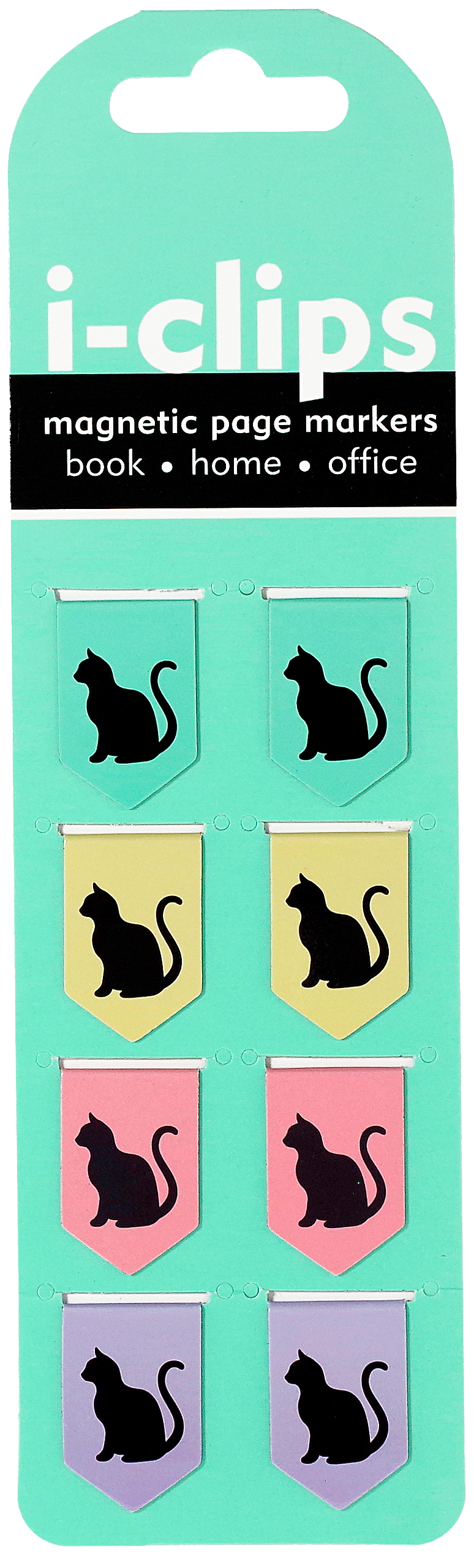Black Cats i-clips Magnetic Page Markers