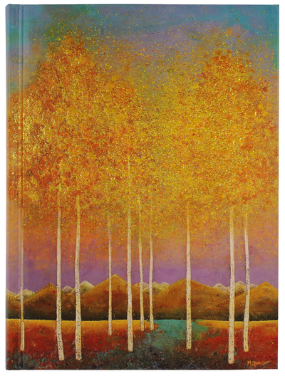 Moonlit Aspens Journal