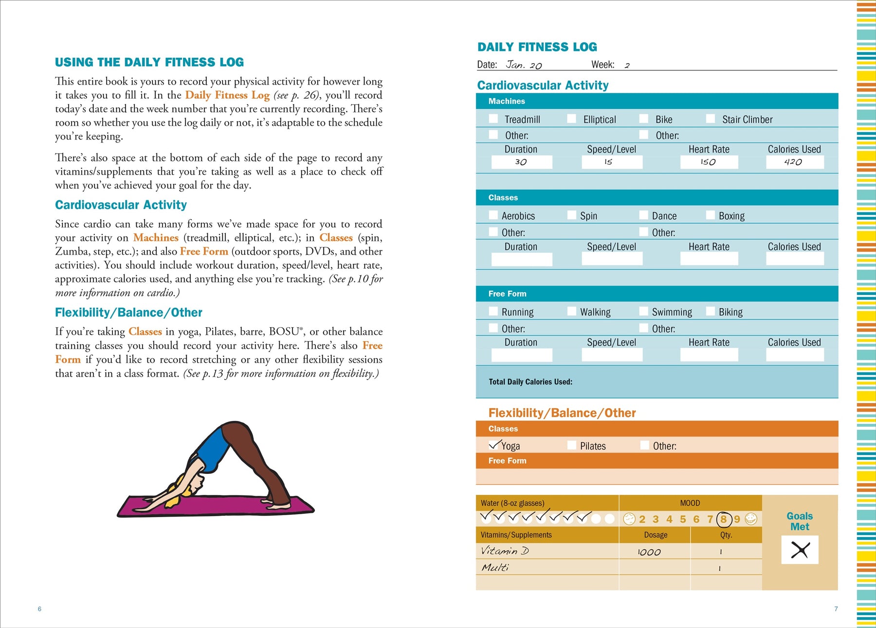 Workout Journal: A Daily Fitness Log (Revised, 2nd Edition