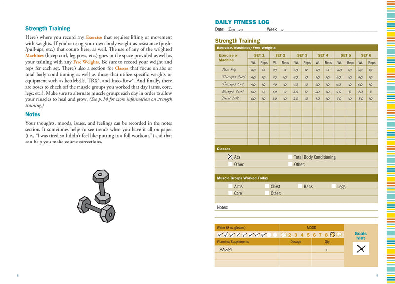 Workout Journal: A Daily Fitness Log (Revised, 2nd Edition)