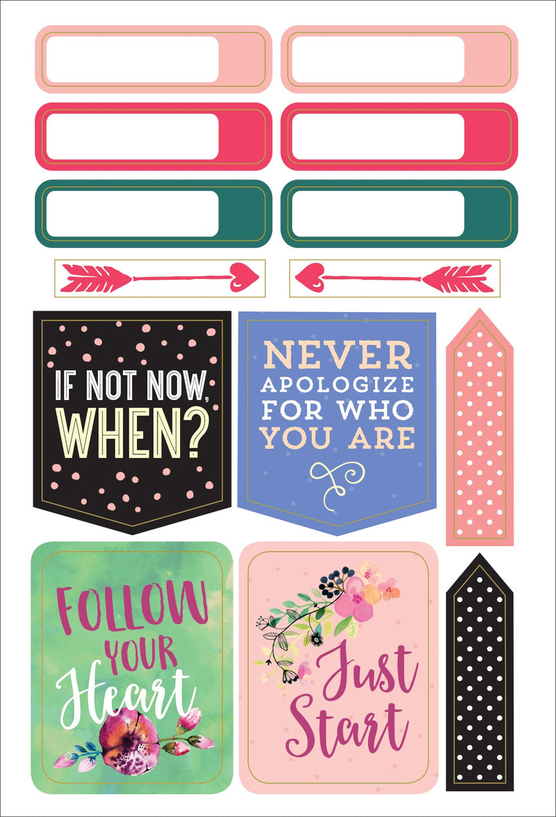 Essentials She Believed She Could Planner Stickers