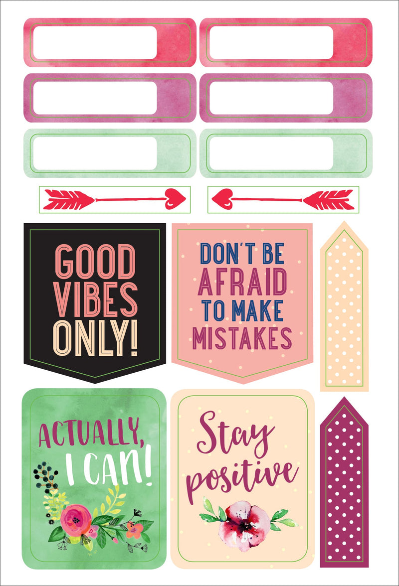 Essentials She Believed She Could Planner Stickers