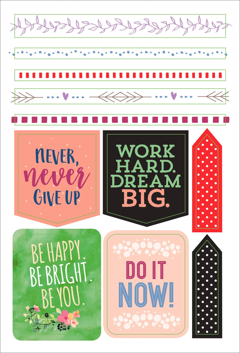 Essentials She Believed She Could Planner Stickers