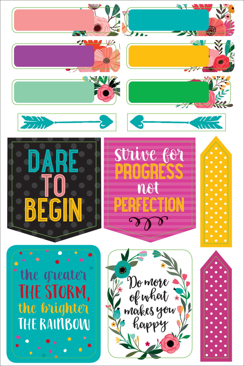 Essentials Wake Up, Kick Ass, Repeat. Planner Stickers