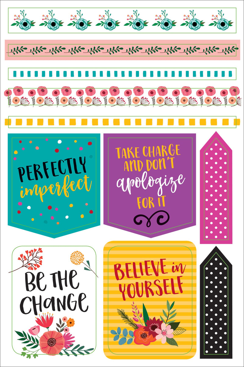 Essentials Wake Up, Kick Ass, Repeat. Planner Stickers