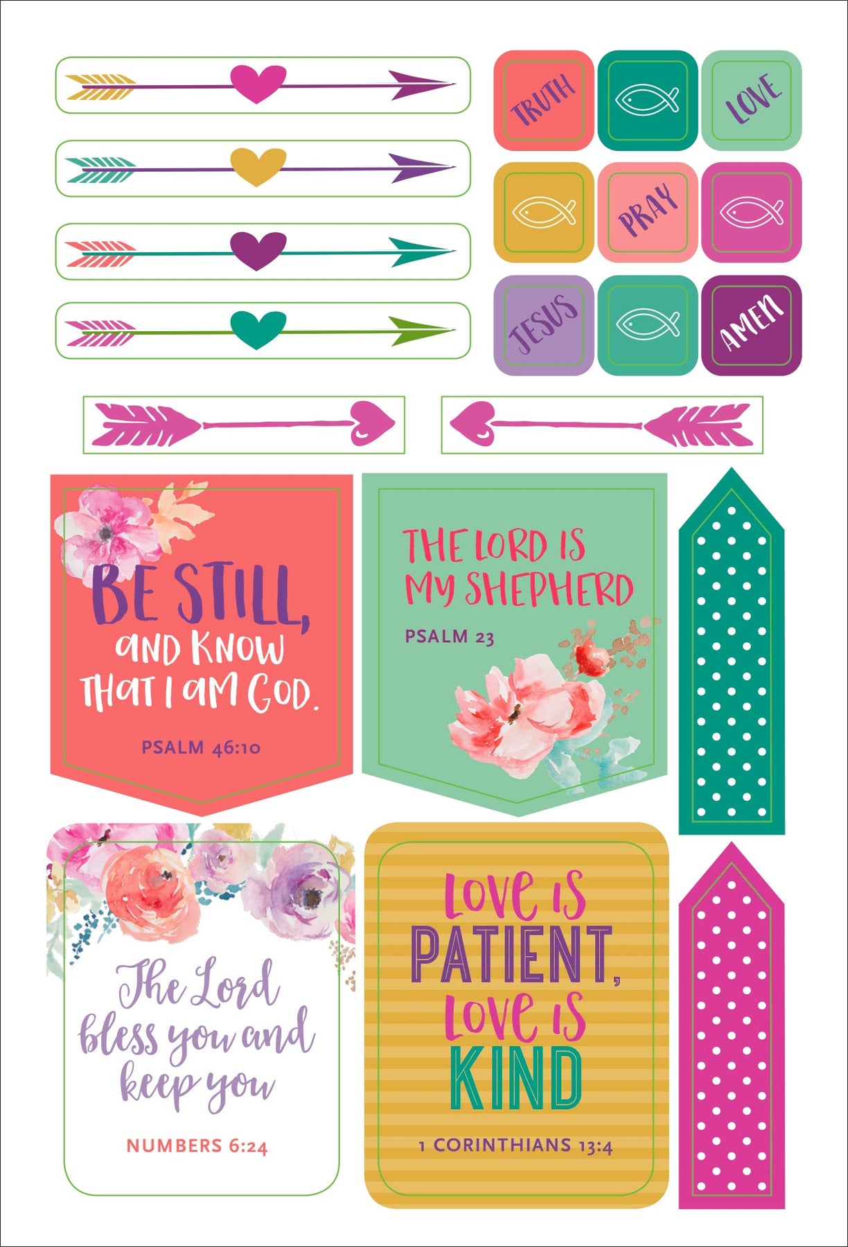 Essentials Faith Planner Stickers – Peter Pauper Press