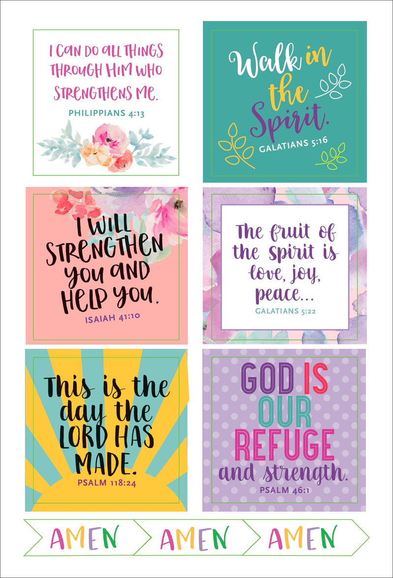 Essentials Faith Planner Stickers