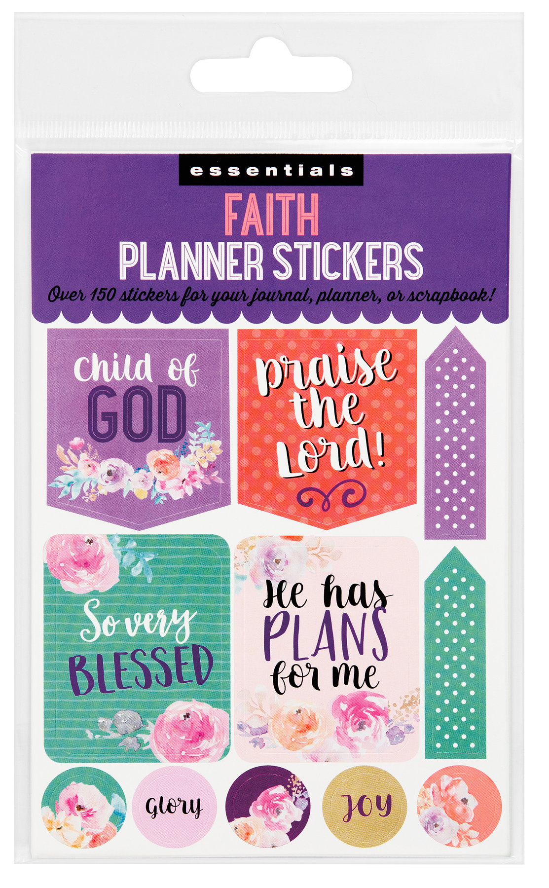 Always Faithful Faith Sticker Sheets, Christian Planner Stickers