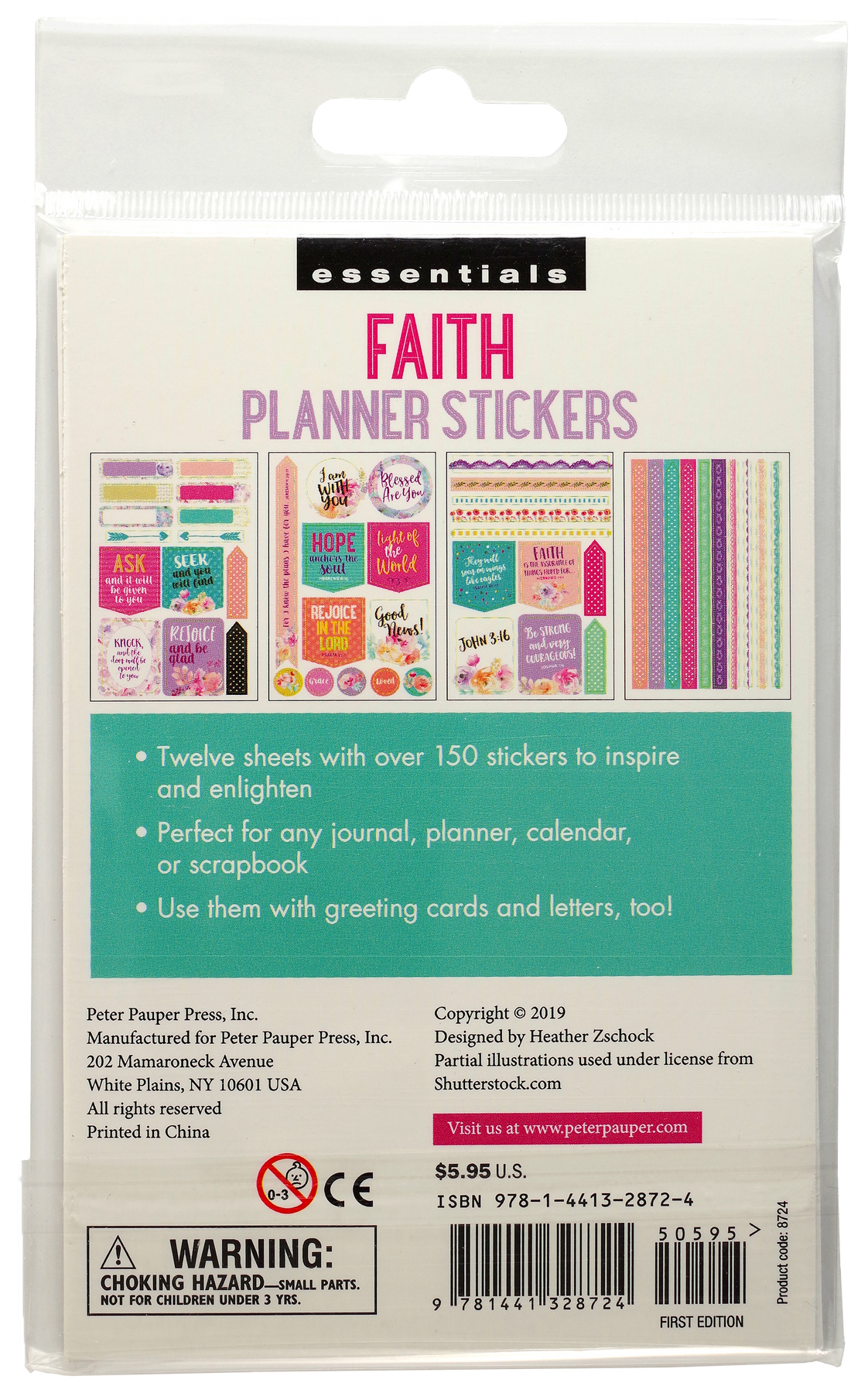 Essentials Faith Planner Stickers