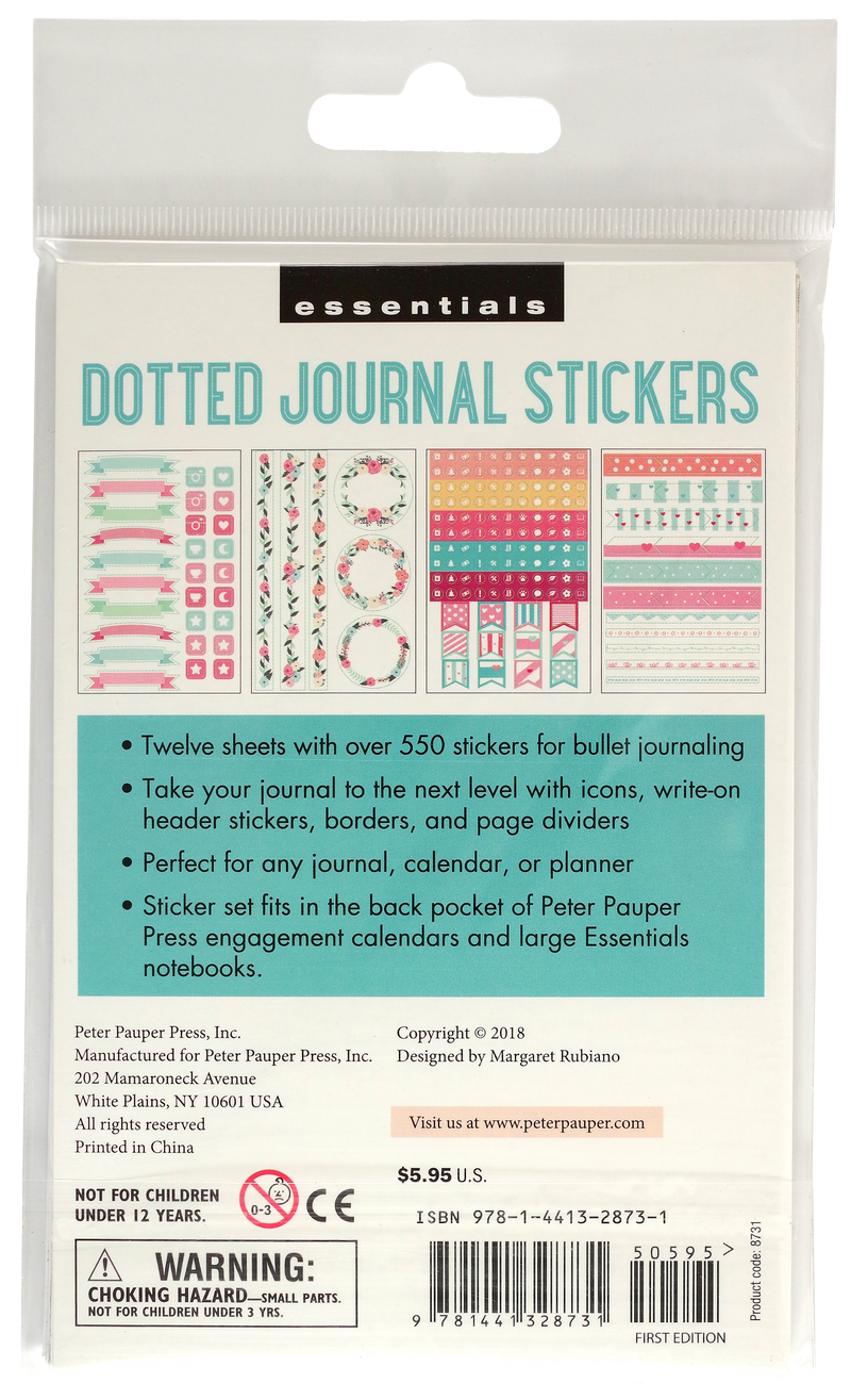 Essentials Dotted Journal Stencil Set – Peter Pauper Press