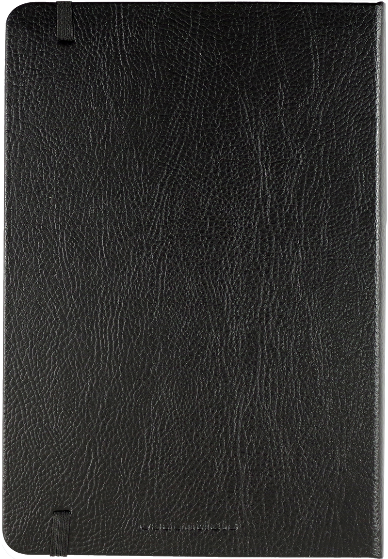 Essentials Leather Dot Matrix Notebook, Large, A5 Size