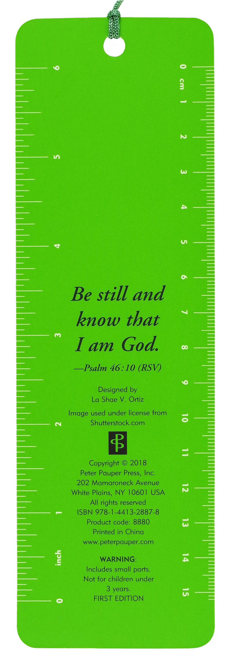 Be Still, and Know That I Am God Beaded Bookmark