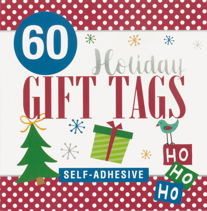 Ho Ho Ho Gift Tag Stickers