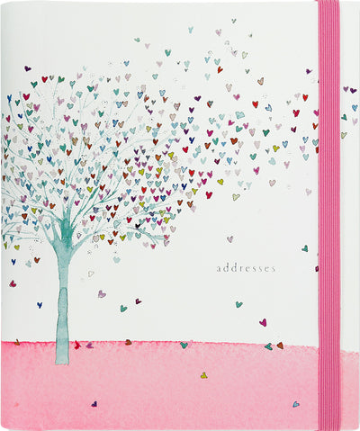 Tree of Hearts Large Address Book