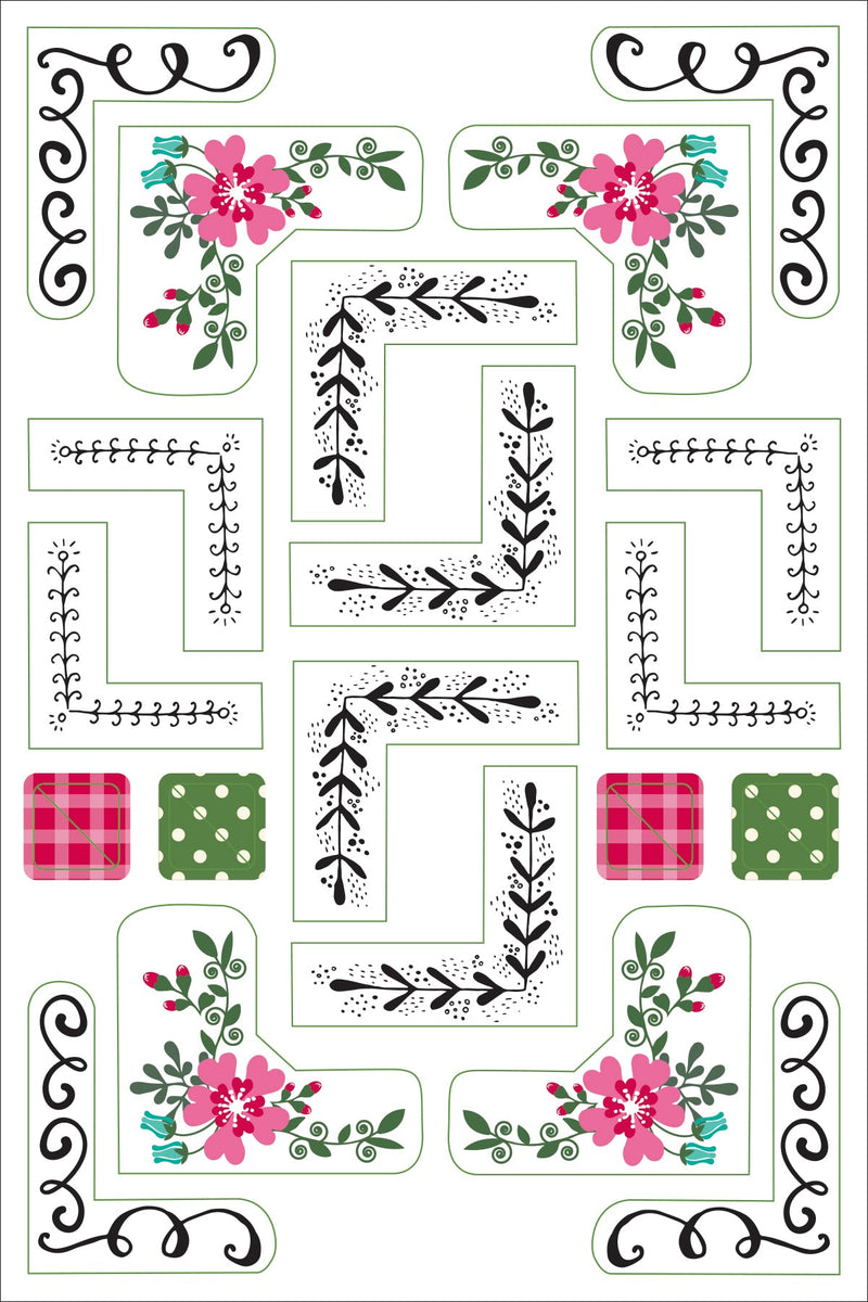 Essentials Borders & Frames Planner Stickers