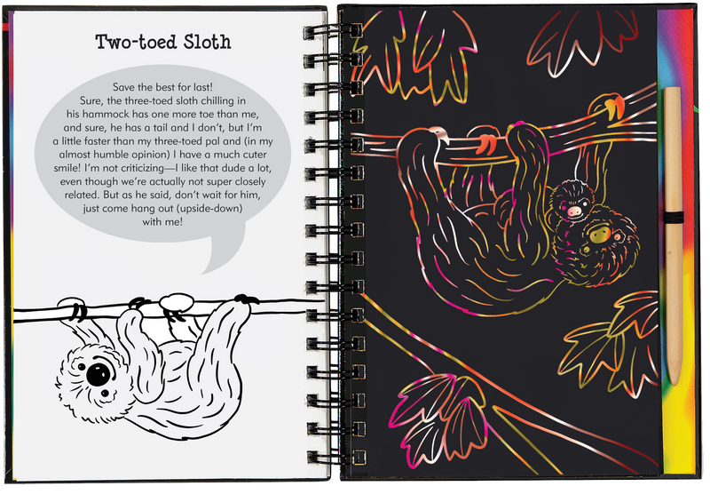 Scratch & Sketch Sloths & Friends