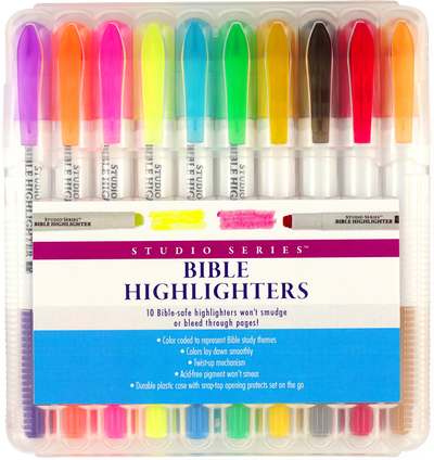 Bible Highlighters (Set of 10 Gel Highlighters)