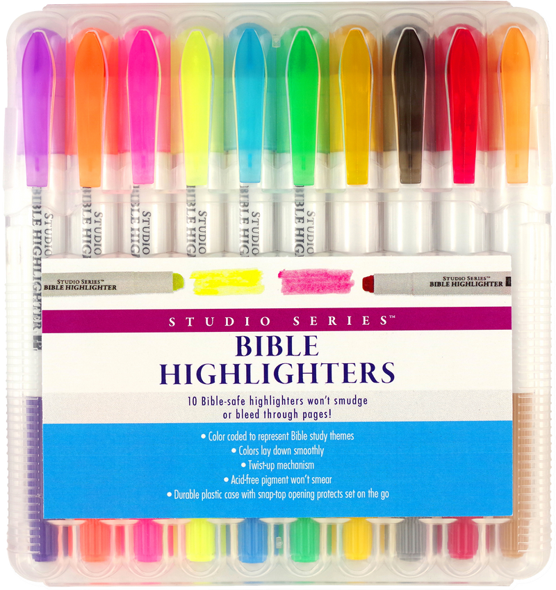 Bible Highlighters (Set of 10 Gel Highlighters)