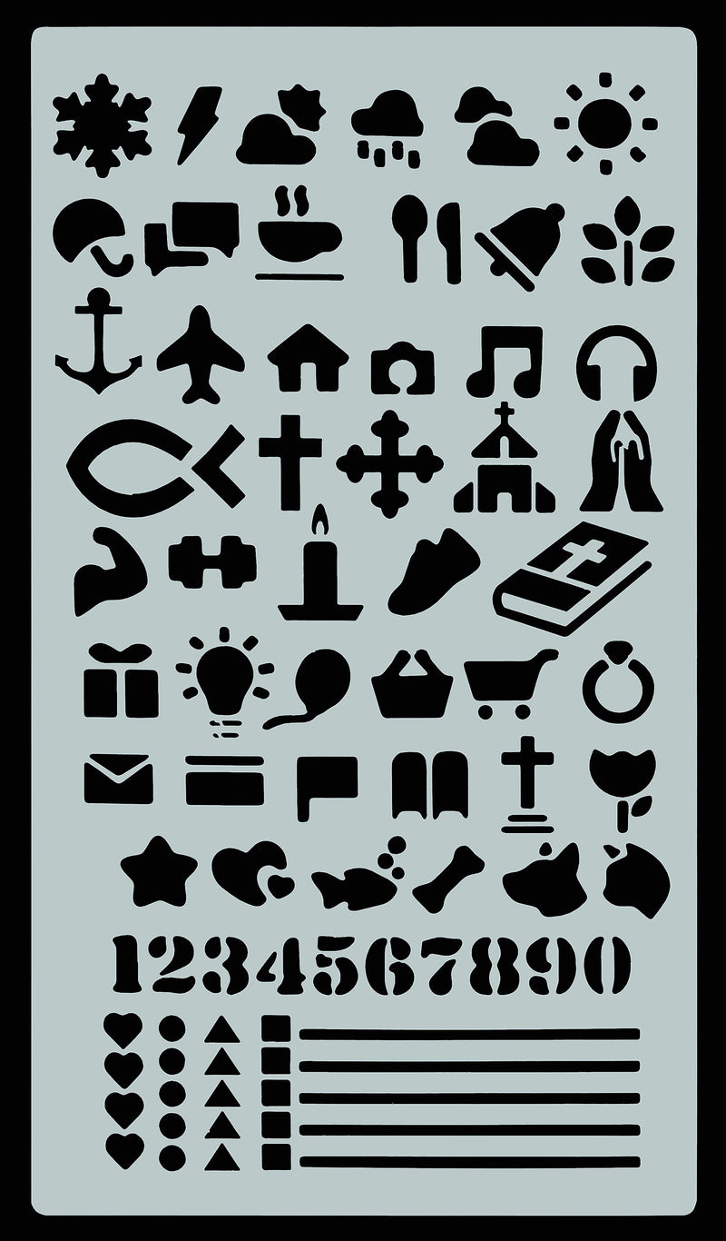 Essentials Faith Stencil Set