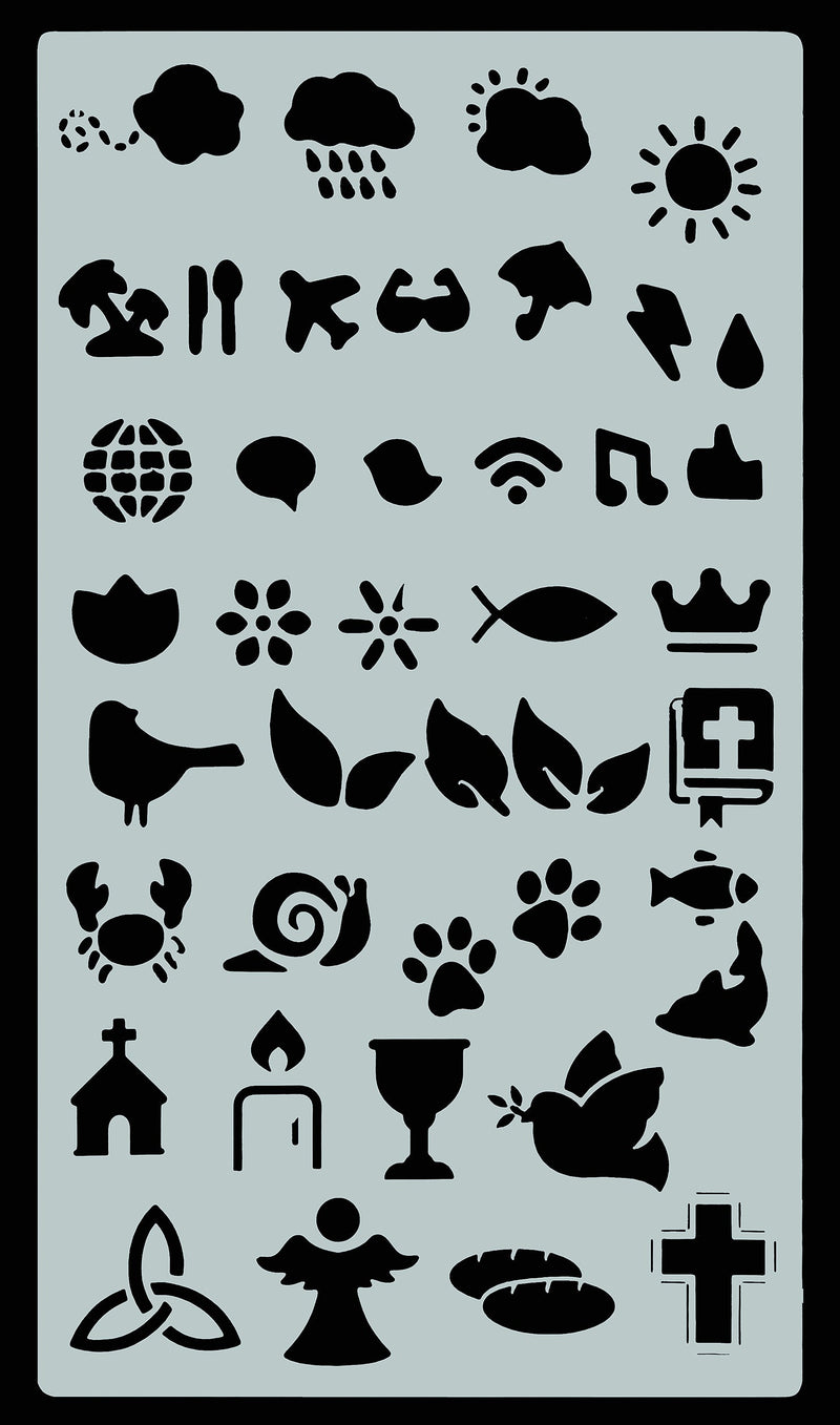 Essentials Faith Stencil Set