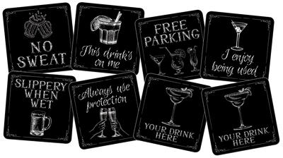 This Drink&#039;s On Me Coasters