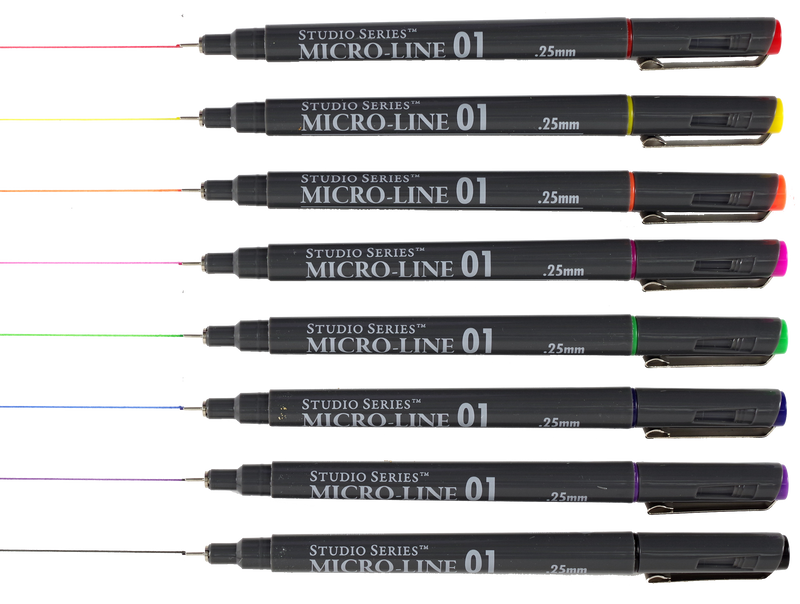 Studio Series Colored Micro-Line Pens (Set of 7)