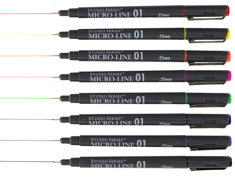 Studio Series Micro-Line Colored Pens 7 colors 