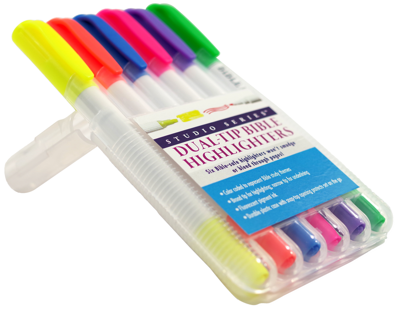 Dual-Tip Bible Highlighters (Set of 6)