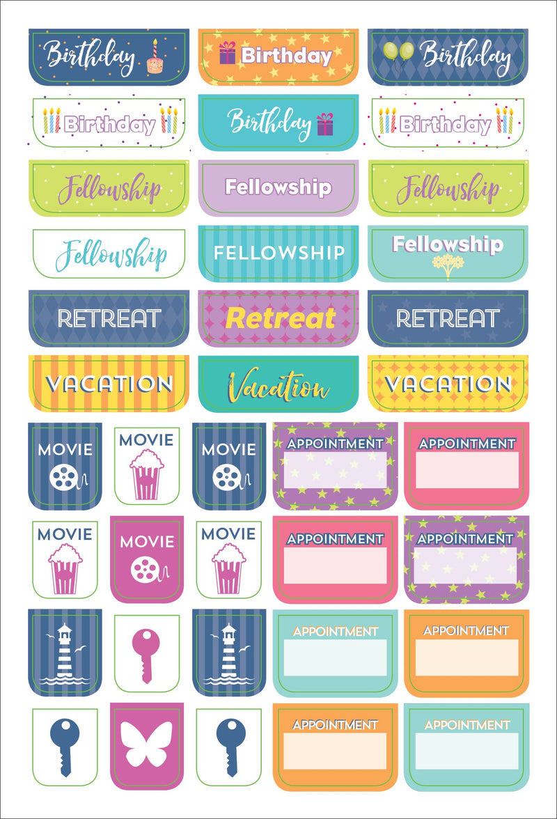 Essentials Bible Planner Stickers