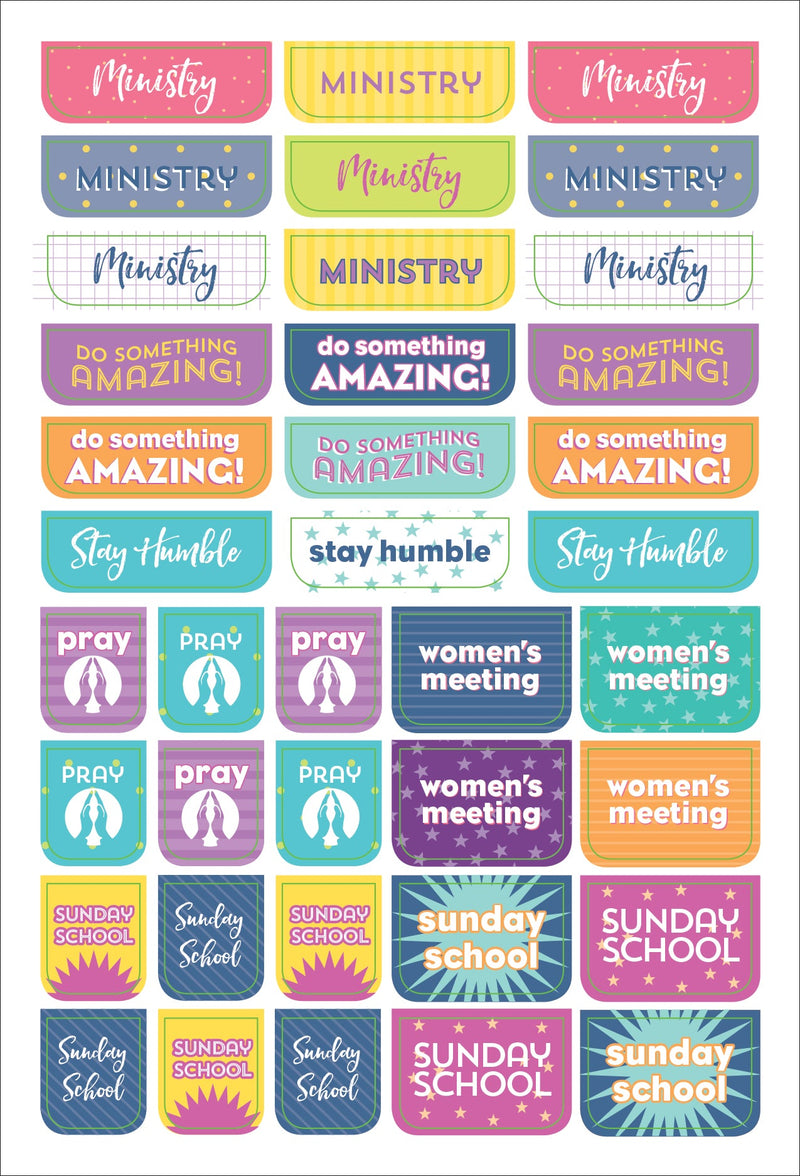 Essentials Bible Planner Stickers