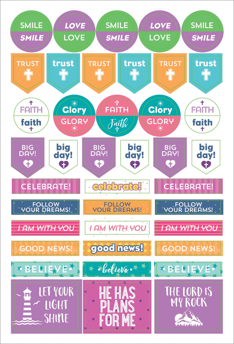 Essentials Bible Planner Stickers