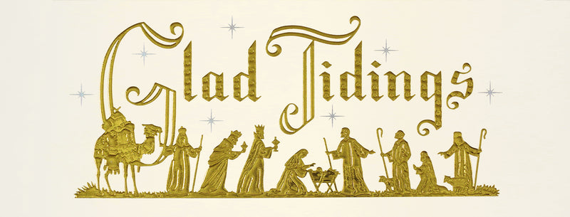 Glad Tidings Panoramic Boxed Holiday Cards
