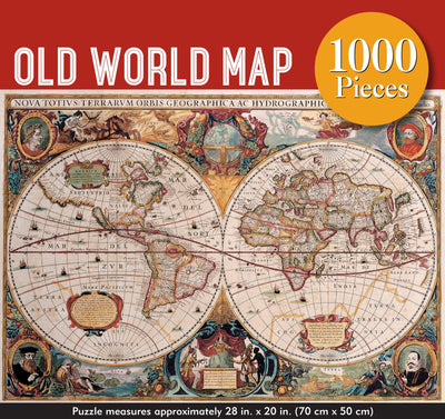 Old World Map Jigsaw Puzzle