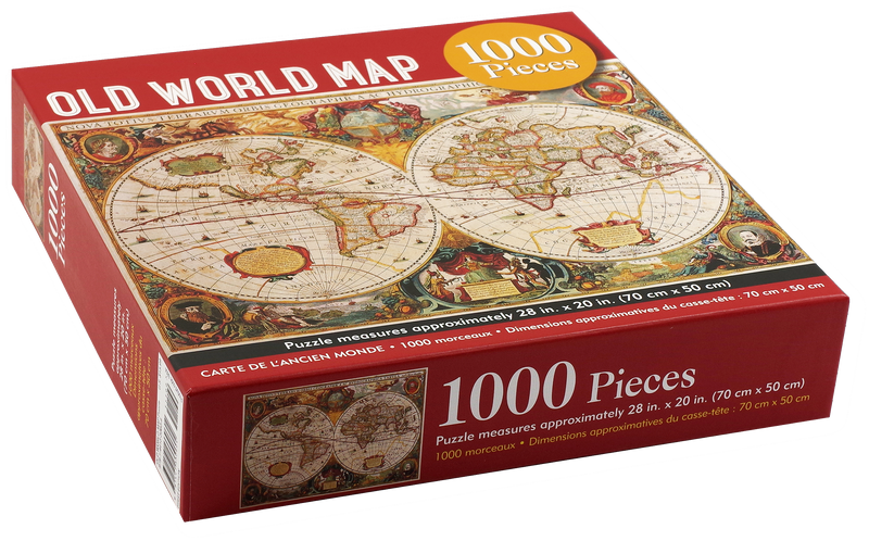 Old World Map Jigsaw Puzzle