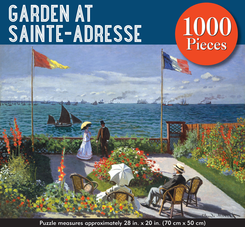 Garden at Sainte-Adresse Jigsaw Puzzle
