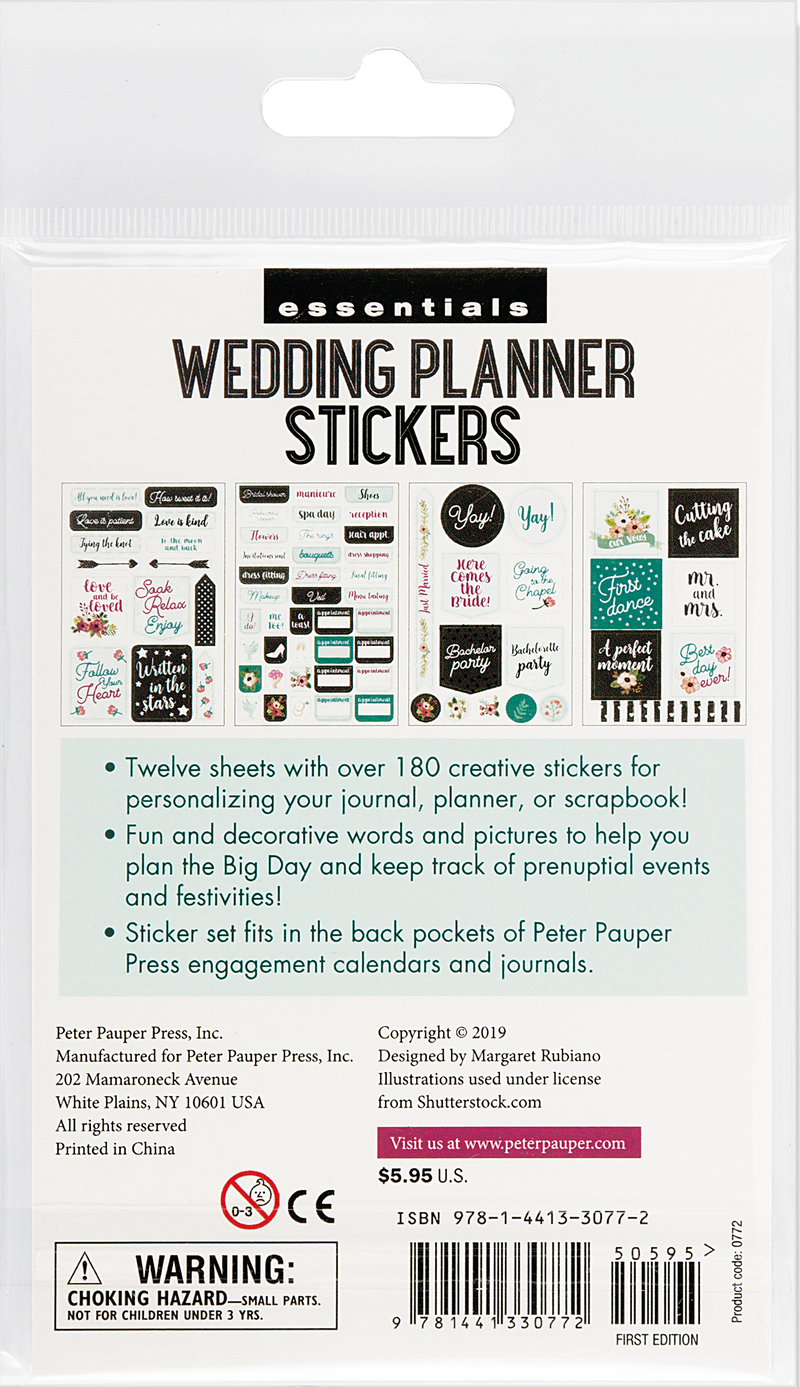 Essentials Wedding Planner Stickers