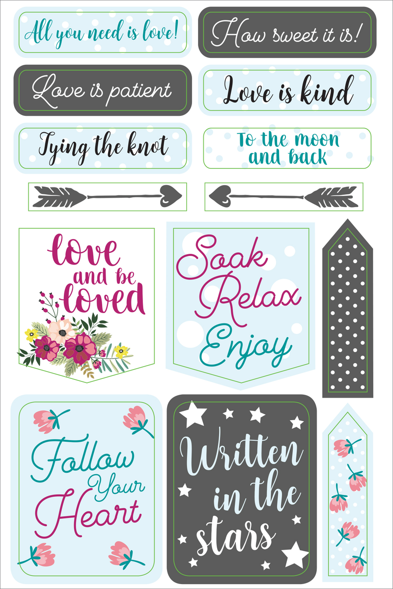 Essentials Wedding Planner Stickers