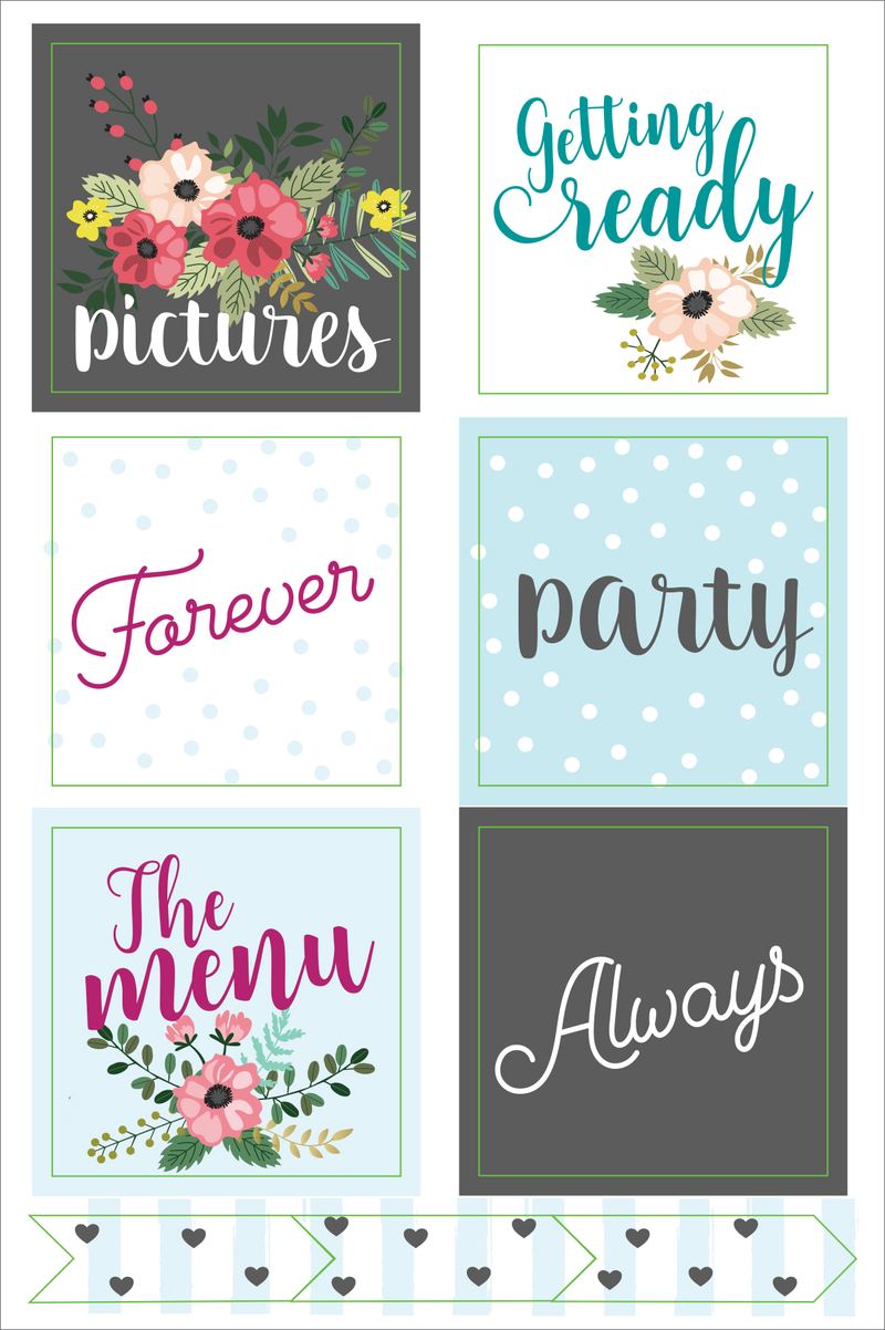 Essentials Wedding Planner Stickers