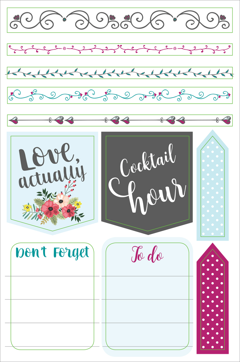 Essentials Wedding Planner Stickers