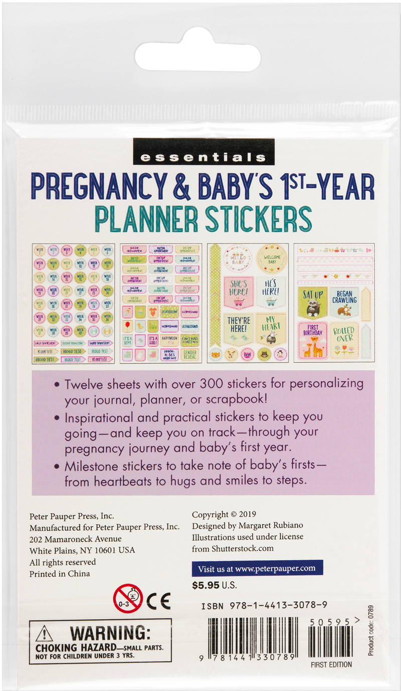 Essentials Pregnancy &amp; Baby Planner Stickers