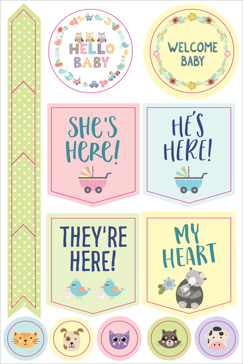 Essentials Pregnancy &amp; Baby Planner Stickers