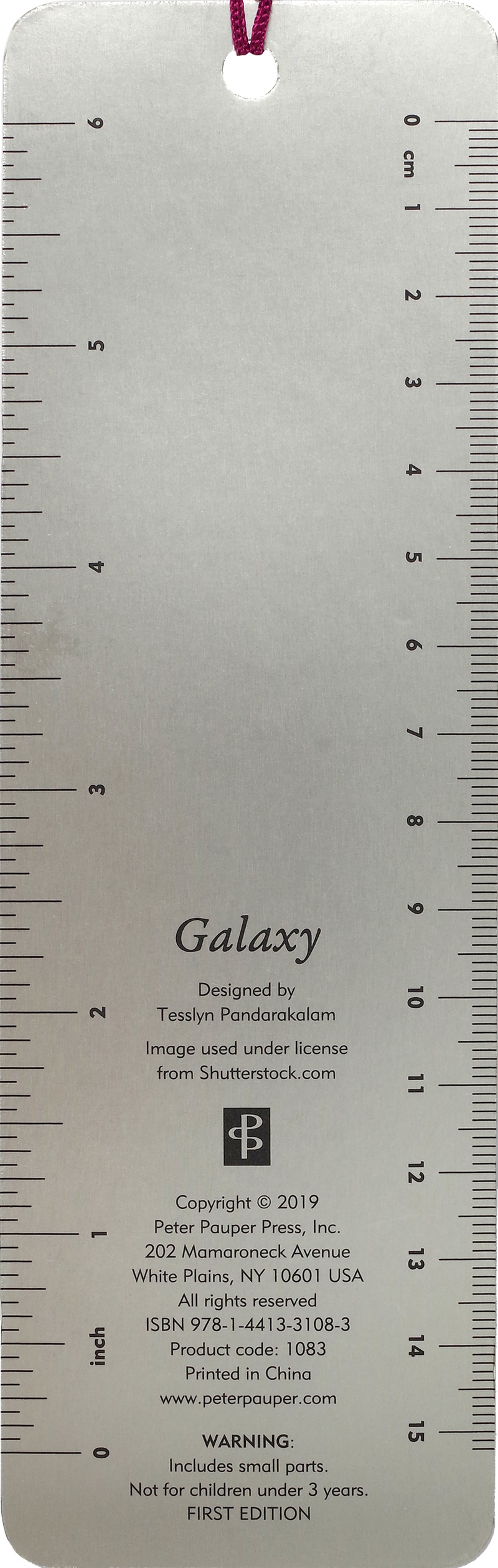 Galaxy Beaded Bookmark