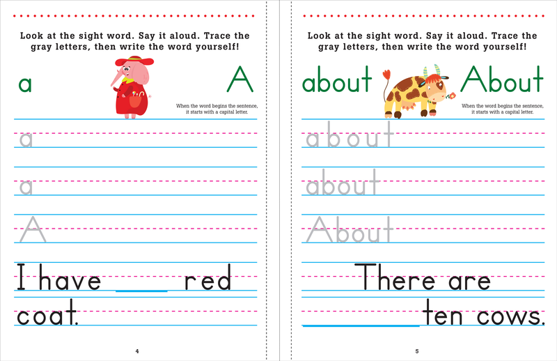 Trace &amp; Learn: Sight Words!