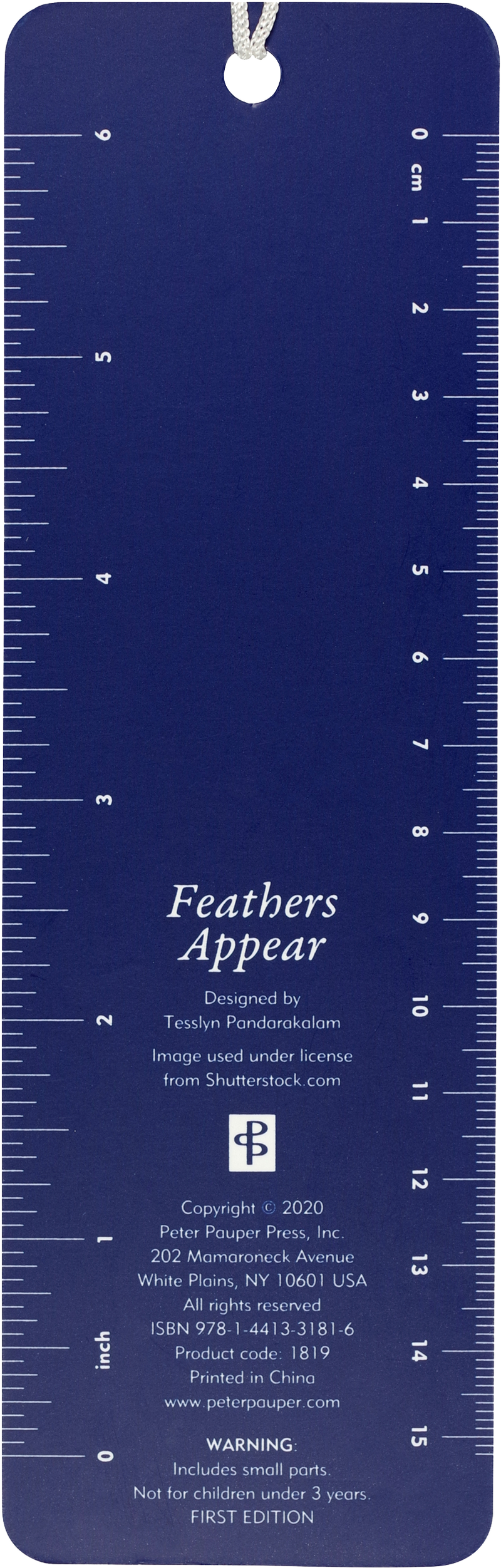 Feathers Appear When Angels Are Near Beaded Bookmark