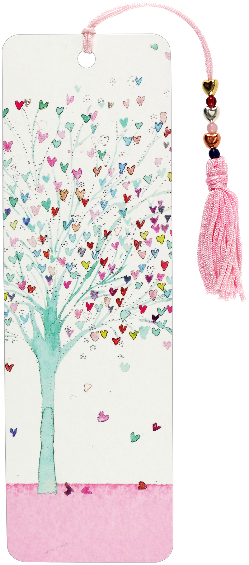 Tree of Hearts Beaded Bookmark