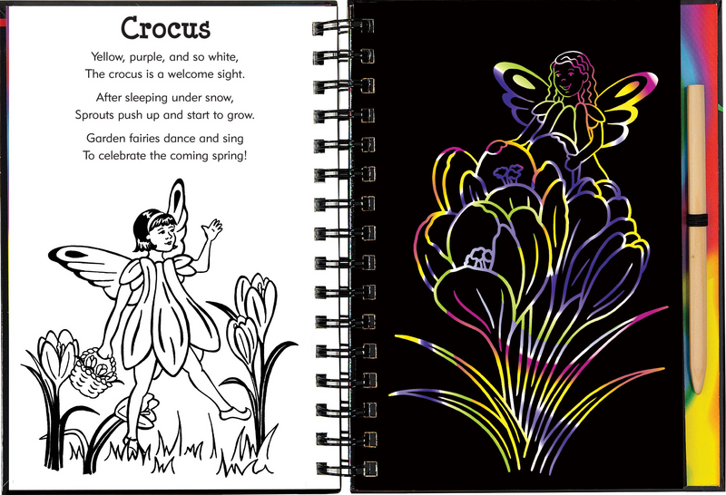 Scratch &amp; Sketch Garden Fairies