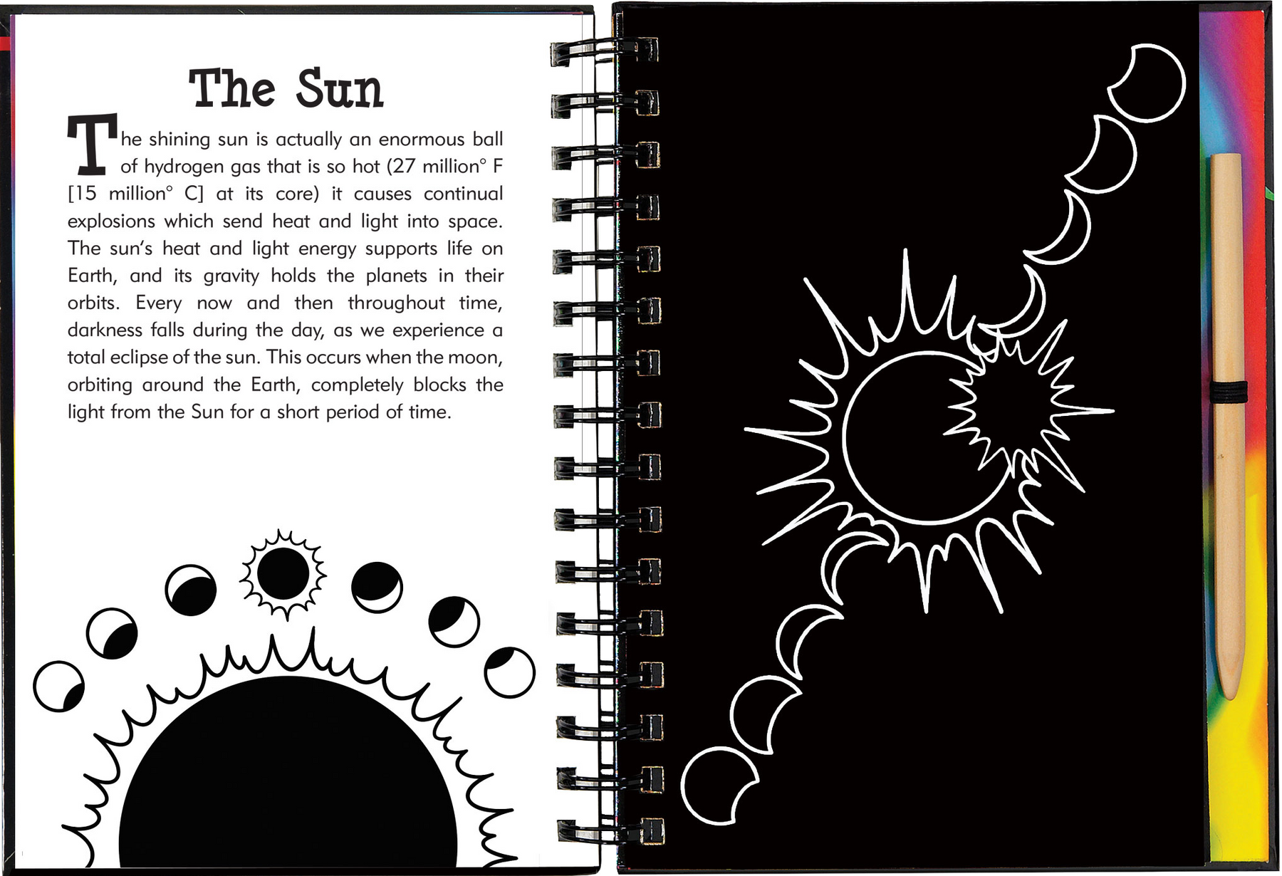 Solar System Scratch and Sketch