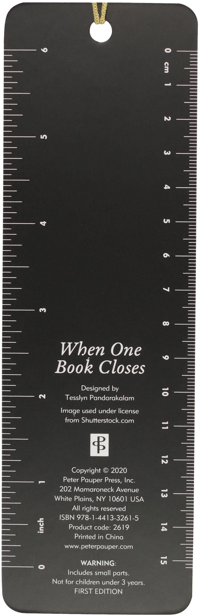 When One Book Closes Beaded Bookmark